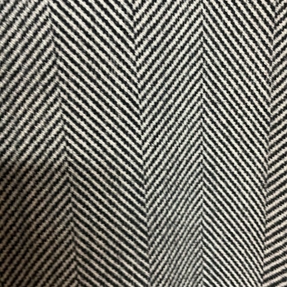 J.Crew size Small Black & White Herringbone Cowl-neck Super Soft Cozy Sweatshirt - Picture 4 of 9